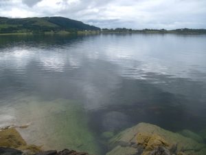 View across loch to my home.