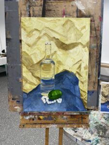 Still life with bottle