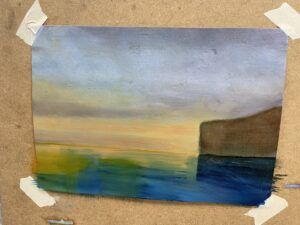 painting continues