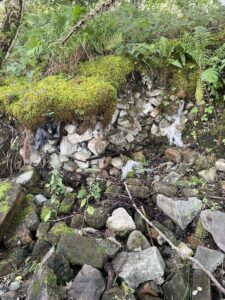Fly tipping Loch Creran