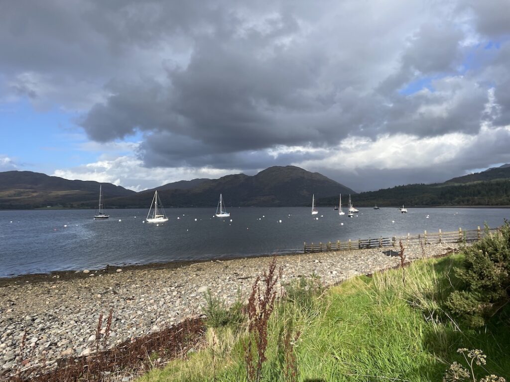 Yachts at Creran Marine