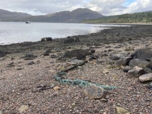 Old rope Loch Creran