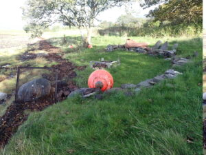 Stones seats Loch Creran